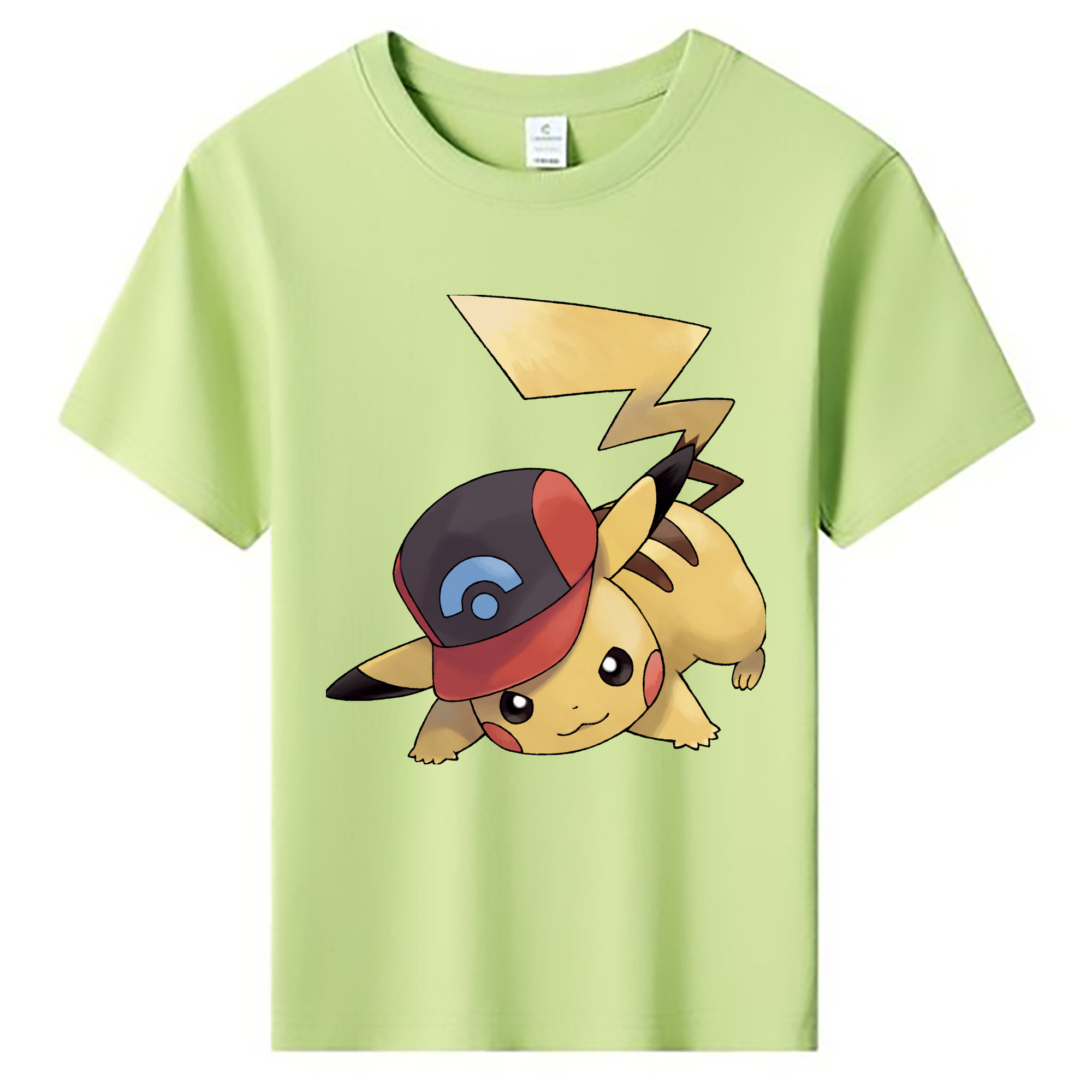 （画像用） ポケットモンスター Pokémon 綿100％キッズTシャツ（フロントプリント）